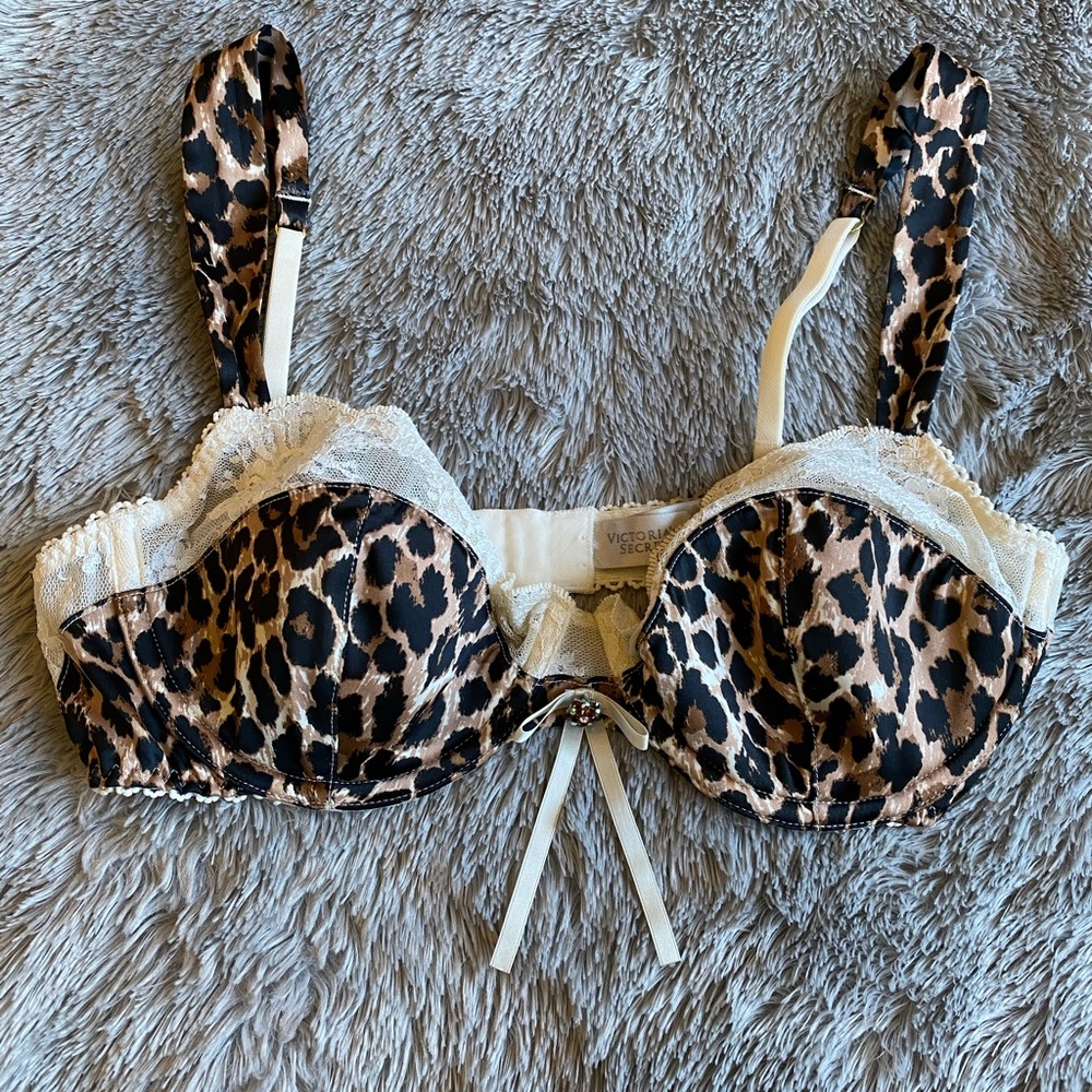 VICTORIA’s SECRET Brown Leopard Balconette Bra